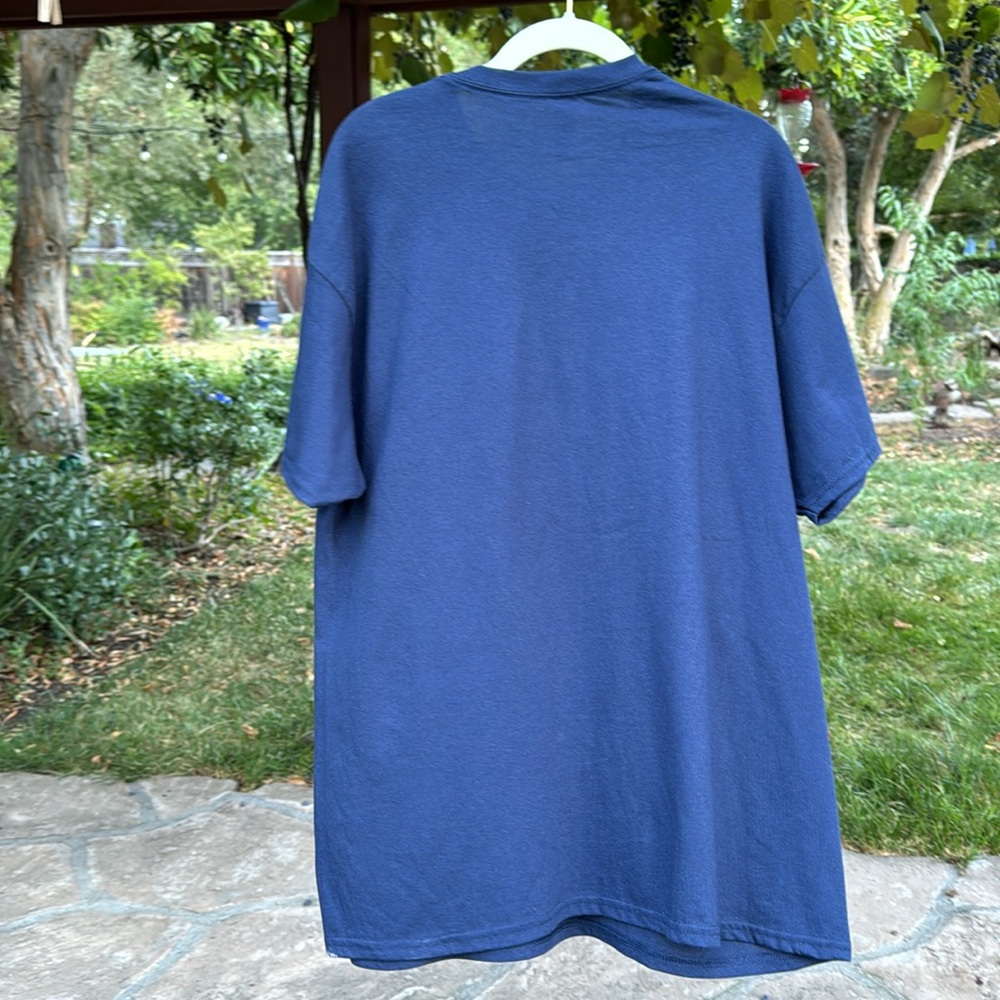 👩‍⚕️ NURSE RATCHED; “Medication Time” Men’s BNWOT Navy 100% Cotton Tee Sz. XL! - Picture 5 of 8